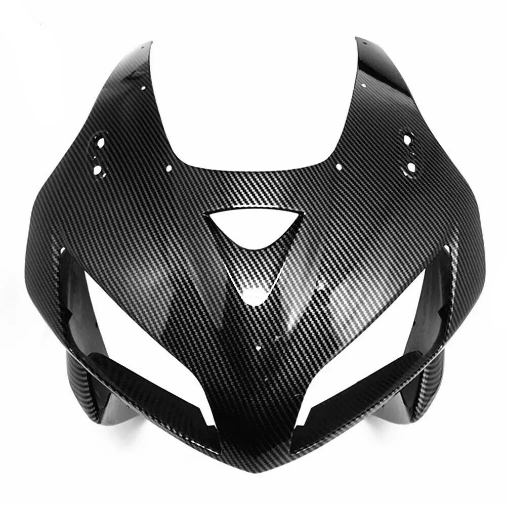 

Hydro Dipped Carbon Fiber Finish Front Nose Headlight Fairing Cowling For Honda CBR600RR CBR 600RR 2005 2006