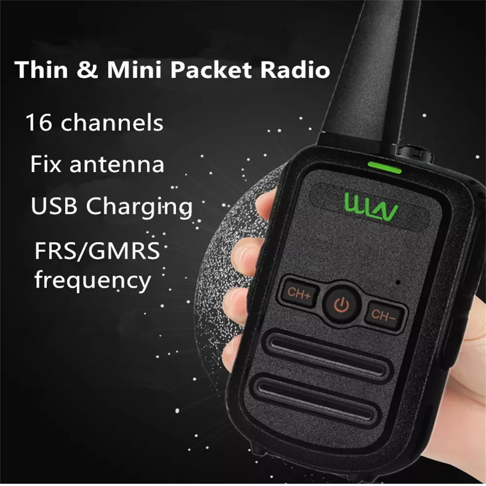 Walkie-talkie professional mini color ultra-thin ultra-small USB direct charging