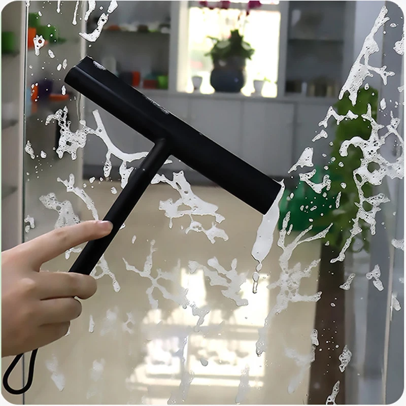 Скребок для душа скребок стеклоочистителя с силиконовым держателем | Дом и сад