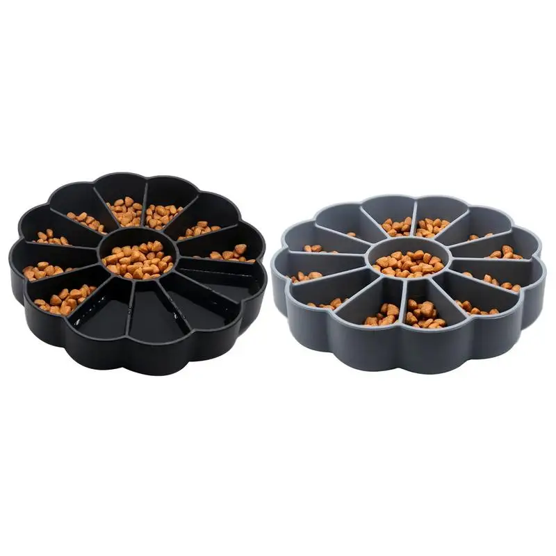 

Dog Puzzle Feeder Silicone Slow Dog Feeder Bowl Non-Slip Slow Feeder Cat Bowl Raised Dog Bowl Food Bowls Slow Bowl Puzzle Feeder