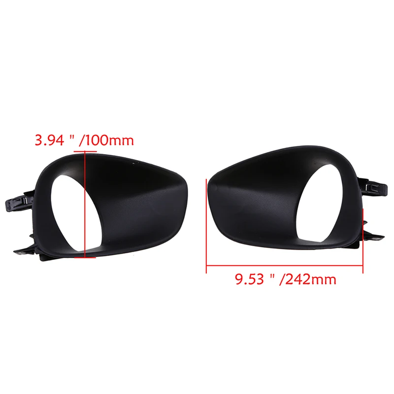 Posbay передний противотуманный светильник решетка лампы крышка рамка