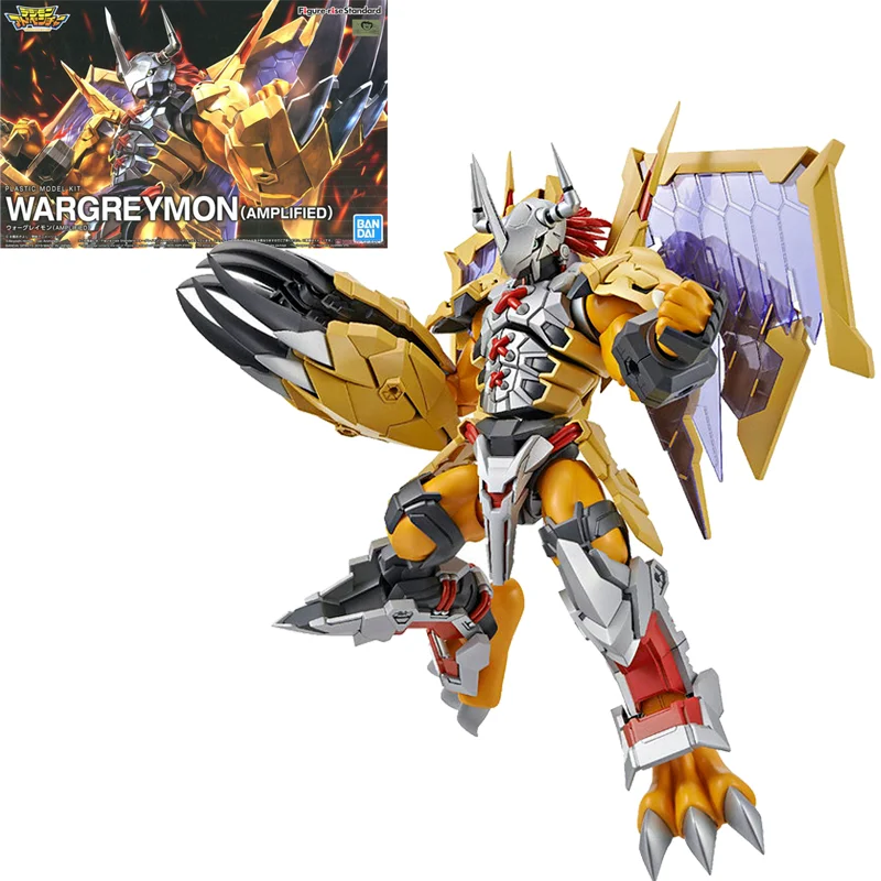 

BANDAI Genuine Figure Rise Digimon Adventure War Greymon WarGreymon Assembled Model Action Figure Anime Figure Toy For Children