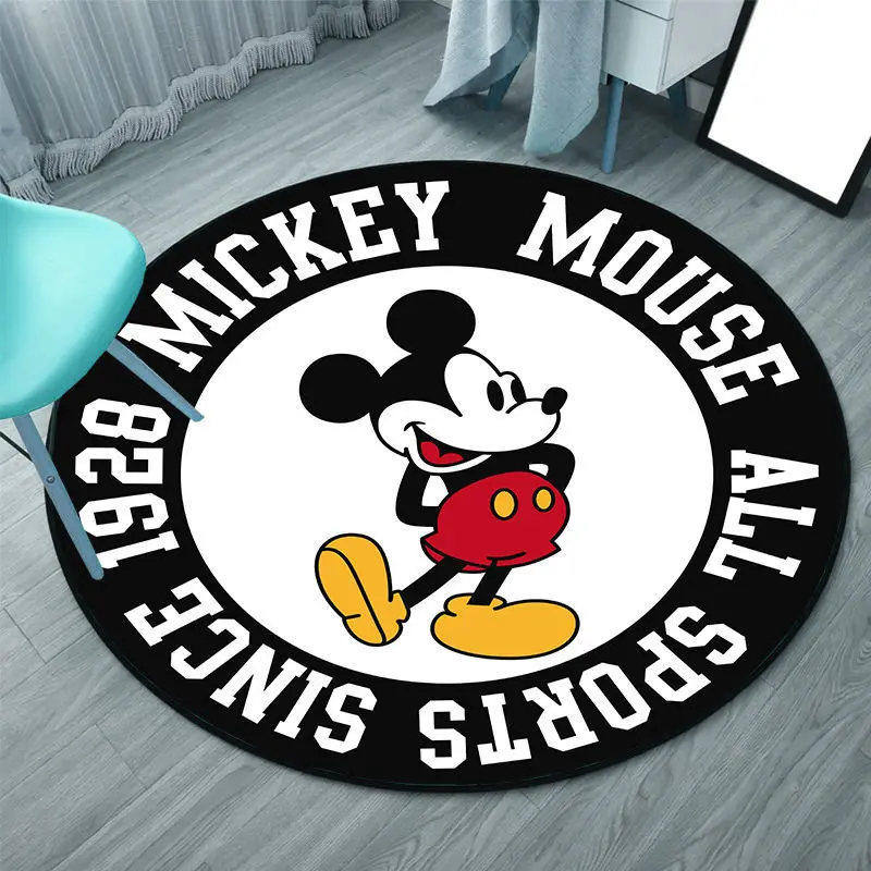 

60cm Disney Bath Mat Mickey Mouse Cushion Mat Bathroom Rug Non-slip Entrance Doormat Floor Kawaii Mat Toilet Carpet Home Decor
