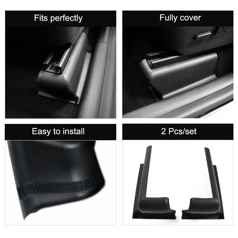 

For Tesla Model Y Car Seat Protective Cap Kits Anti-scratch Safety Cover Accessories New Arrival ABS Seat corner protector