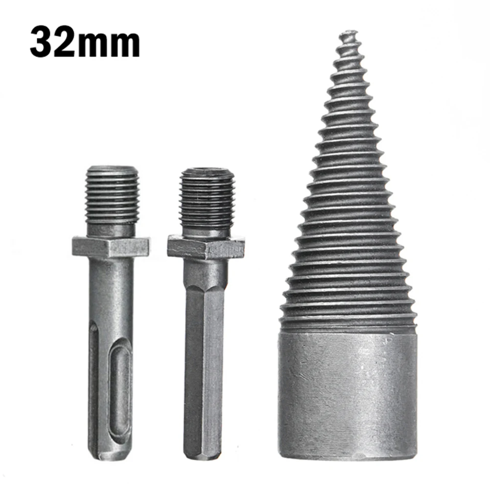 

2PCS 145*32mm Carbon Steel Chop Wood Drill Bit Round/Hex Shank Electric Hammer Drill Power Tool Parts For Drilling Spliting Wood