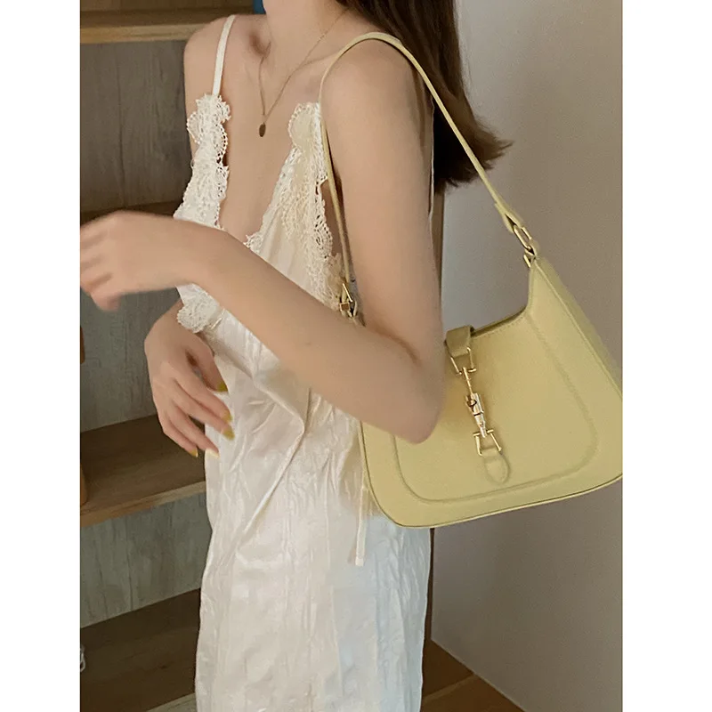 

Solid color premium bagLuxury Brand Purses and Handbag Top End Quality Designer Leather Shoulder Crossbody Bag for Women