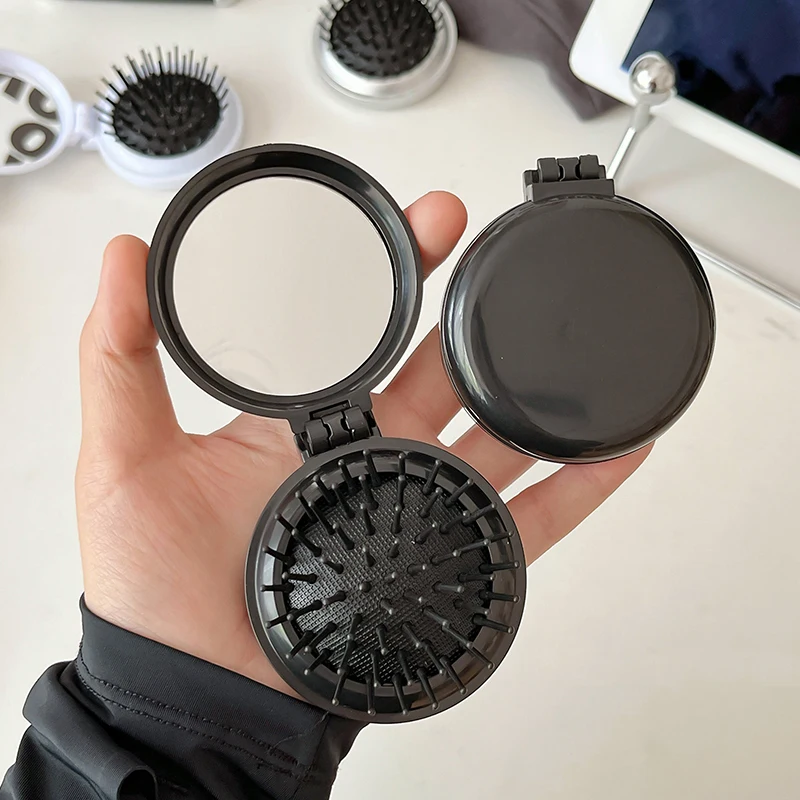 Складная Массажная расческа Mini Hairbrus Антистатическая портативная дорожная Щетка