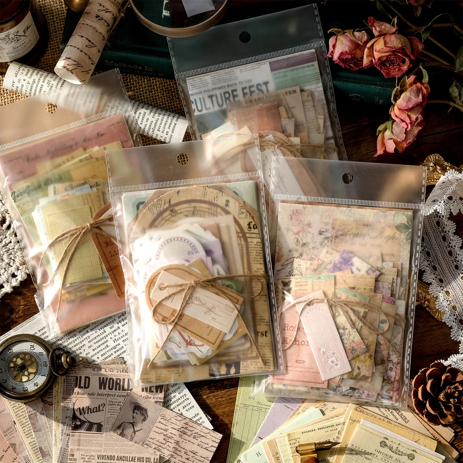 Декоративный бумажный набор JIAMEI 100 шт | AliExpress