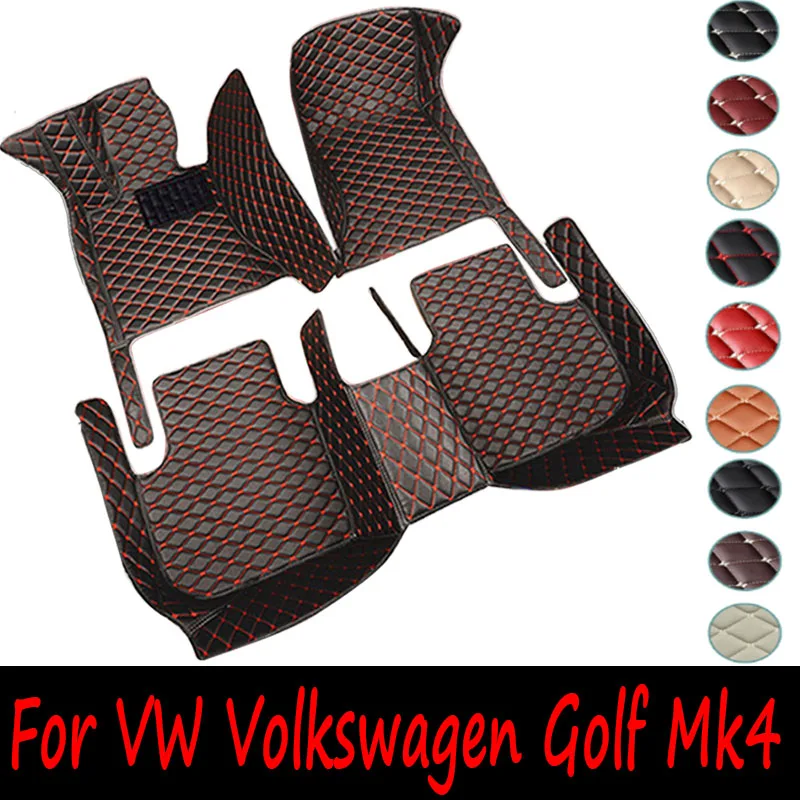 

Автомобильный напольный коврик для VW Volkswagen Golf Mk4 1J TDI 1998 ~ 2003, 3 двери, защита от грязи, автомобильный коврик для багажника, напольные аксессуары для интерьера автомобиля