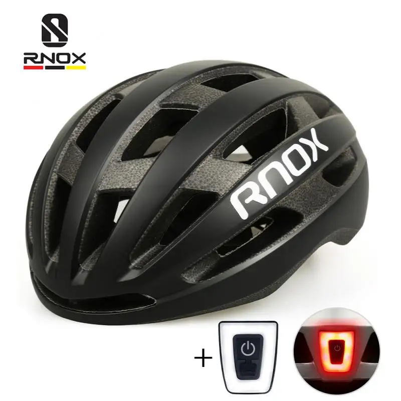 RNOX Bicycle Helmet Men Breathable Road Mountain Bike Helmet Waterproof Safety Cycling Helmet For Adult Riding Bike Helmet