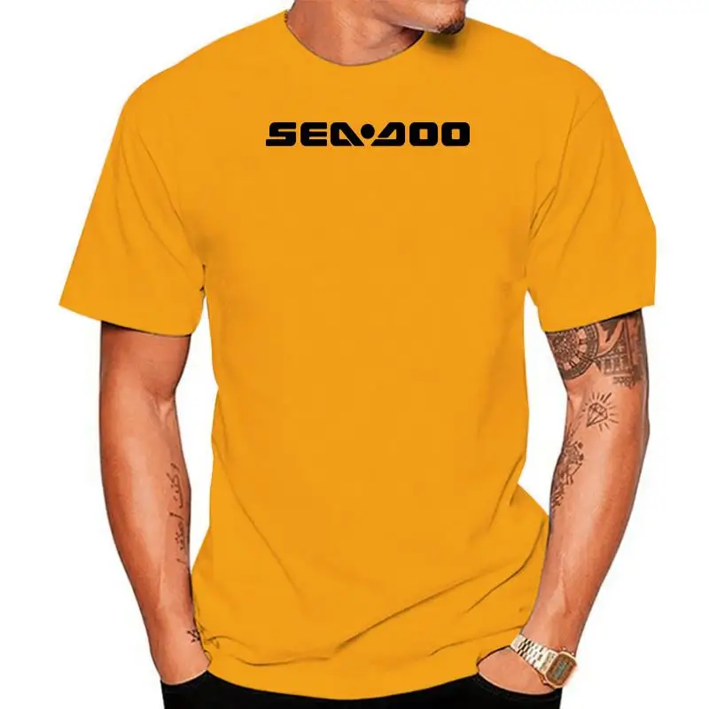 

Футболки Sea-Doo, летняя футболка с коротким рукавом Sea Doo Seadoo Moto, Мужская футболка, топы, футболки