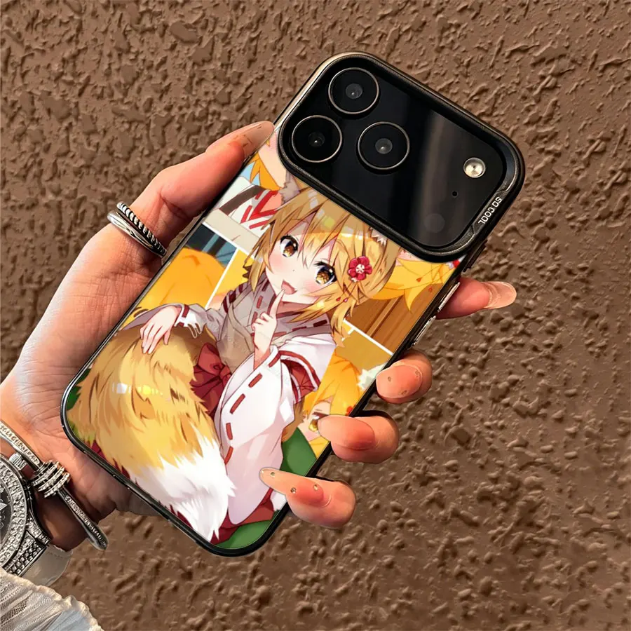Аниме-чехол для телефона «Полезный лис Сенко Сан» для iPhone 17 16 15 Pro Max Air 16E 17E 14 Plus 13 Pro 12 Mini 11 XS SE2 SE3. (art.: 3920dcf13d4a2) - 3920dcf13d4a2