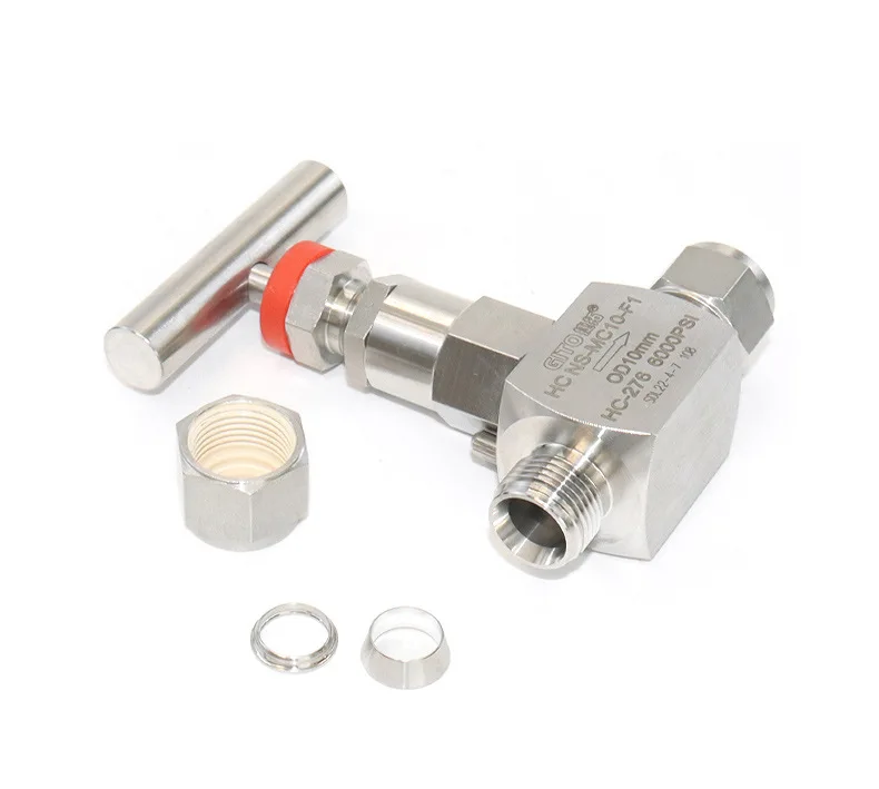 10 мм HC-276 игольчатый клапан с двойным кольцом высокого температуры и давления