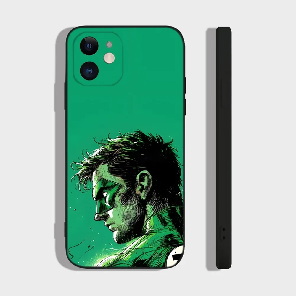 Чехол для телефона Super Hero G-GreenS A-ArrowS iPhone 16 15 14 13 12 11 Plus Pro Max XR XS X 7 8 SE Mini Silicone Soft