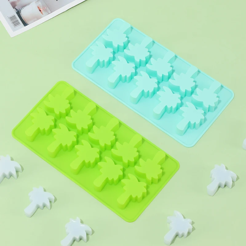 

Baking Mold Coconut Silicone Ice Tray Iced Chocolate Cake Cookie Mousse Muffin Sheet Pan Bakeware Soap Candle Decoration Maker