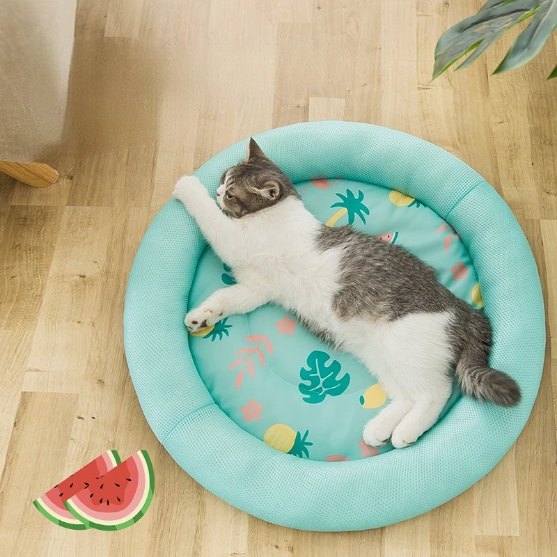 

Летнее одеяло для собаки, диван, дышащая кровать для собаки, моющийся коврик, Конура, кошки, конуры, лежанки для собаки, одеяло для собаки, Акс...