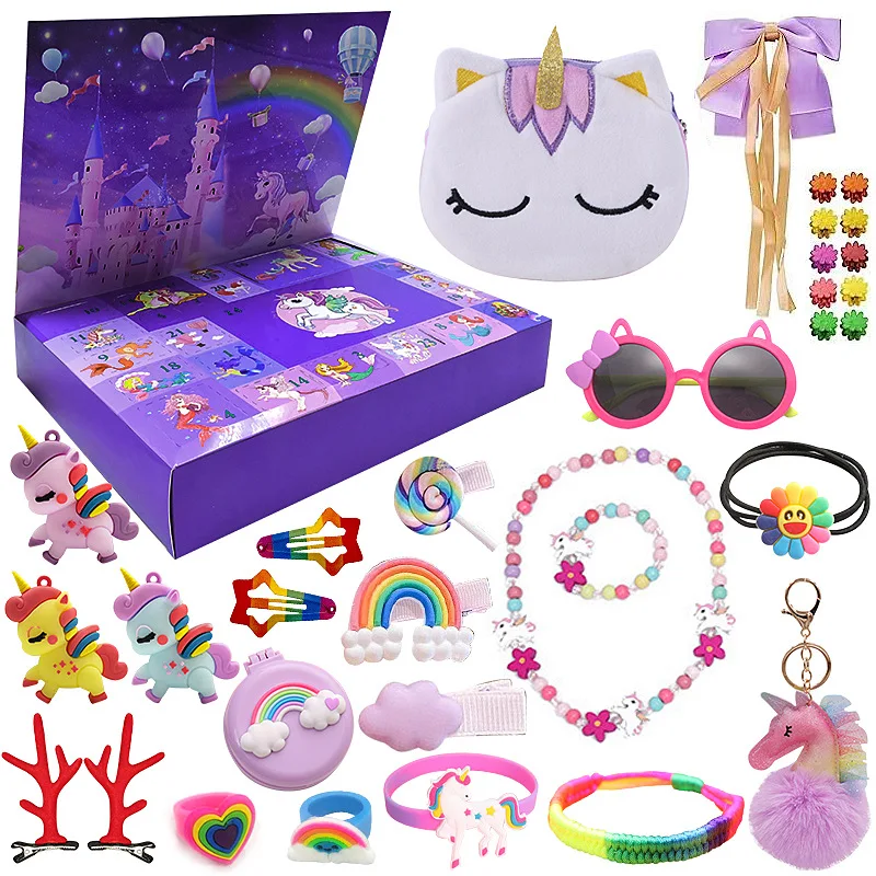 

Адвент-календарь новогодний детский пластиковый 24 дня