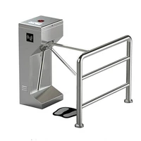facial recognition portable automatic tripod turnstile gate type for pedestrian traffic