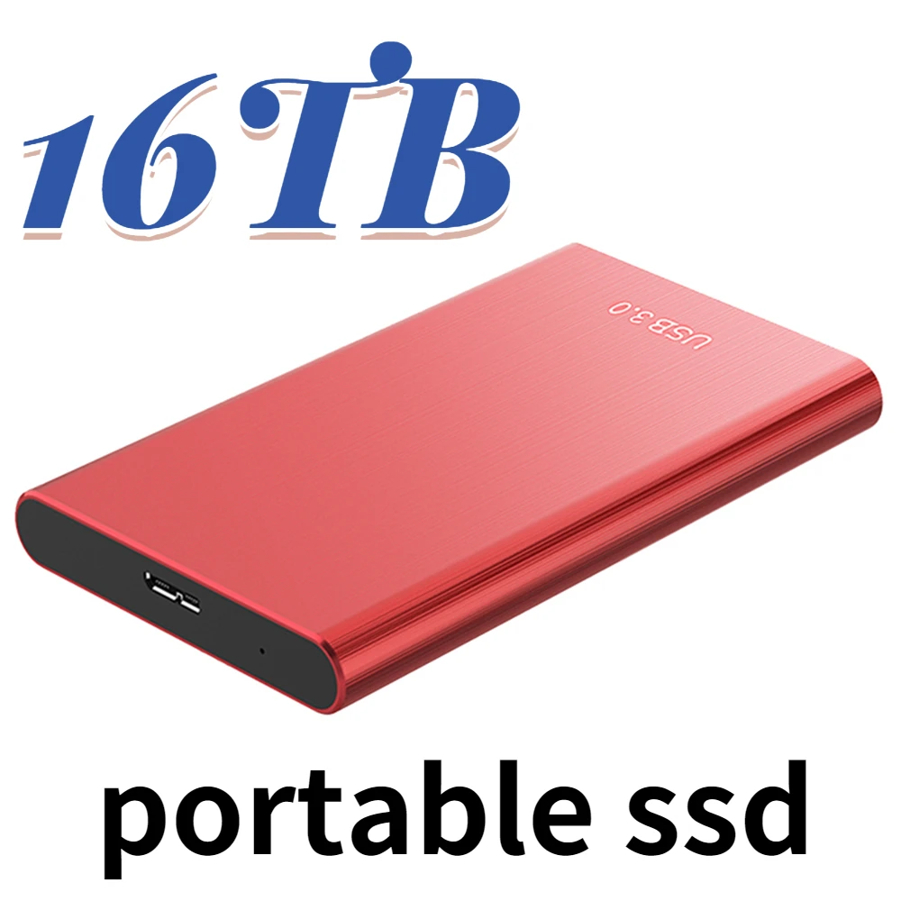 

2TB 16TB SSD External Hard Drive Laptop Computer Storage Disk HD External Portable SSD Hard Drive High Speed SSD External