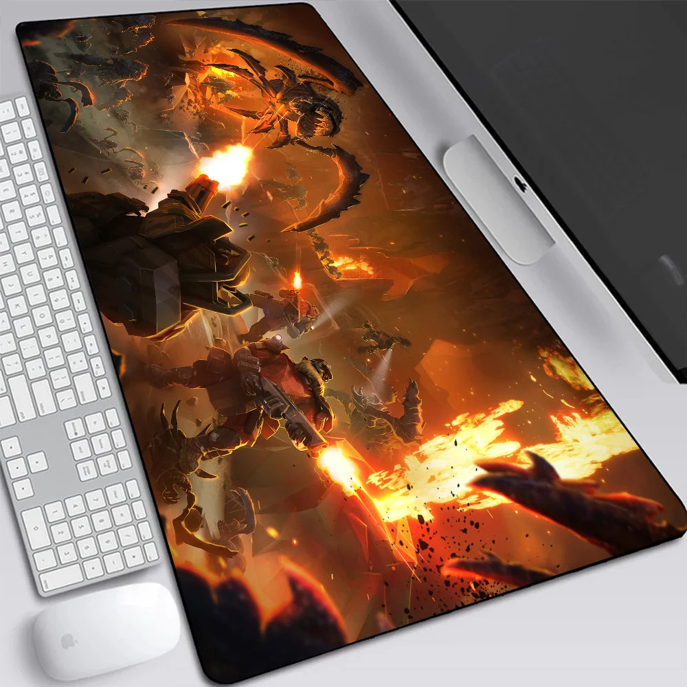 Большой игровой коврик для мыши Deep Rock галактиc компьютерный ноутбука клавиатуры