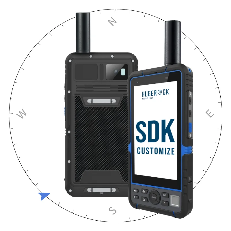 

HUGEROCK G60N industrial rugged android tablet pc handheld pda hot sale mobile phone antenna with rtd gps gnss surveying