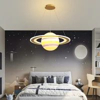 modern led ceiling chandelier for living bedroom dining tables desks room planet pendant fixture home decor indoor lighting lamp