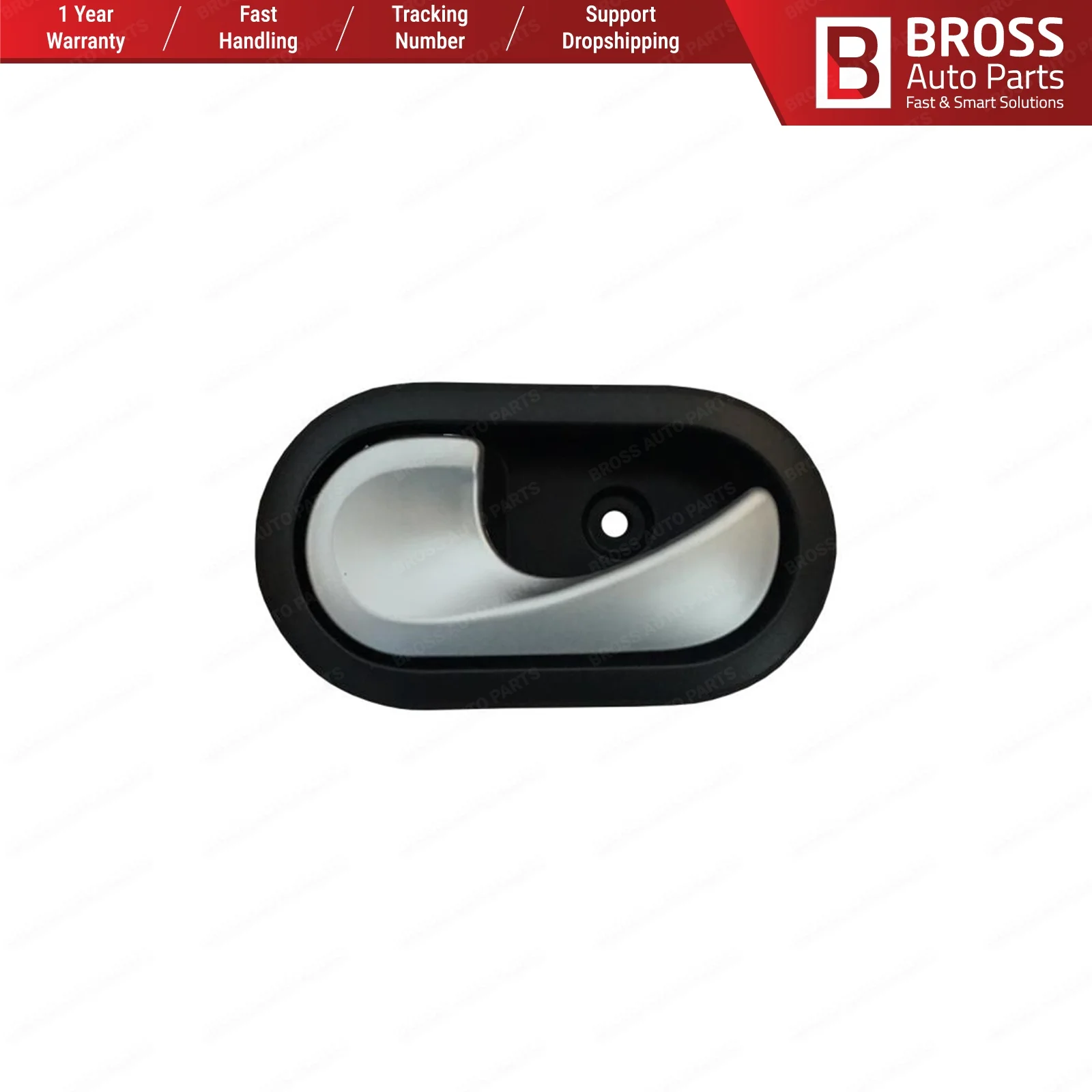 Ручка внутренней двери BDP603 хромированная для передних или задних левых дверей