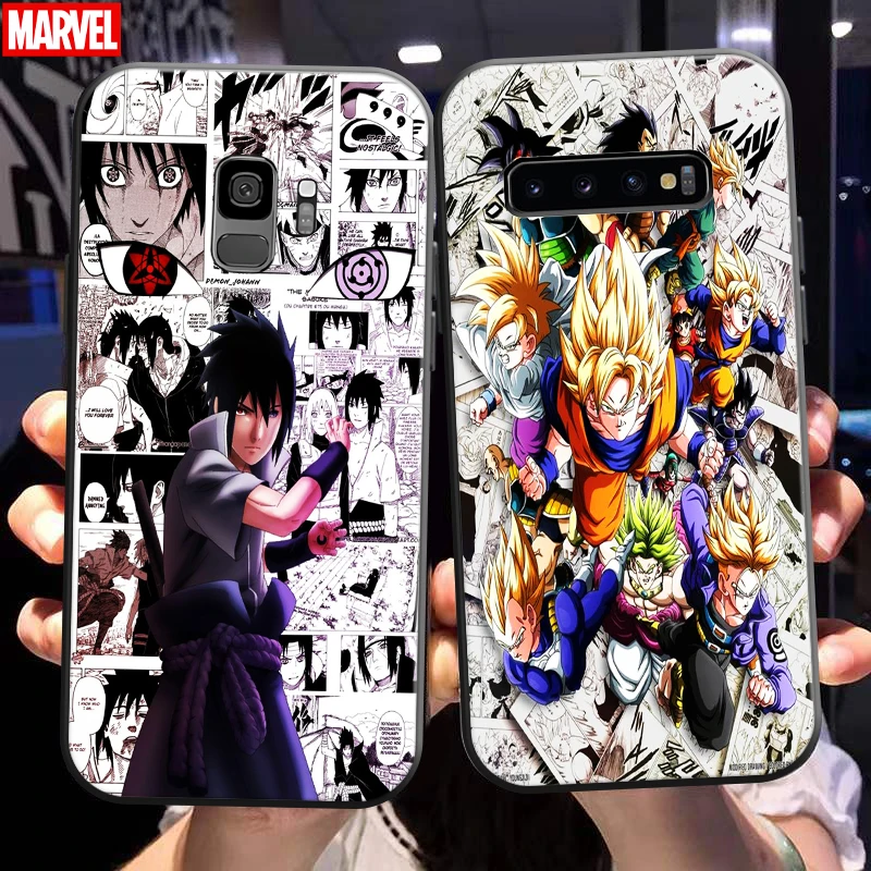 

Naruto One Piece Dragon Ball Phone Case For Samsung Galaxy S10 S10E S10 Lite S9 S8 Plus Samsung S10 5G Back Carcasa