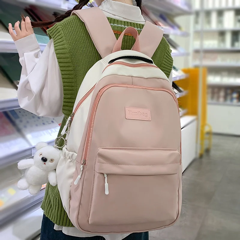 

Cool Girl Travel Book Cute Ladies Waterproof Kawaii College Backpack Women Leisure School Bag Laptop Student Female Bags