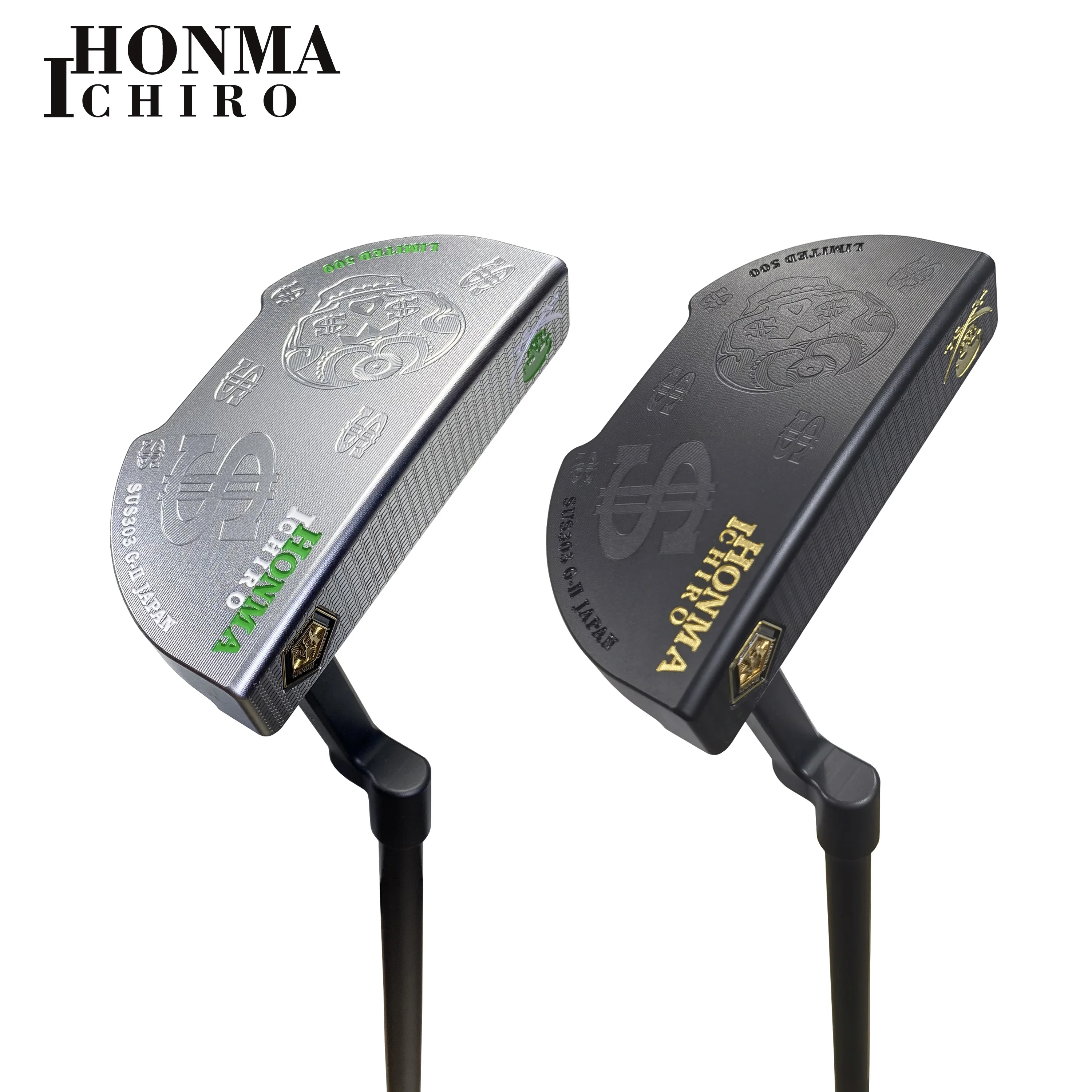 ICHIRO HONMA Golf Clubs New Limited Edition G-II Semicircle Putters 33/34/35inch with Shaft Headcover