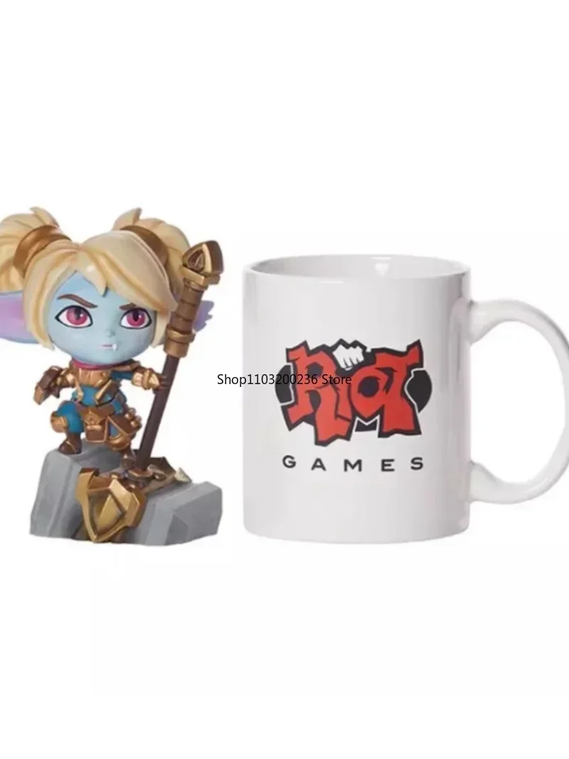 Фото Оригинальные LOL League of Legends Poppy Keeper of The Hammer Q версия аниме фигурки героев Коллекционные украшения модель игрушки подарок №4