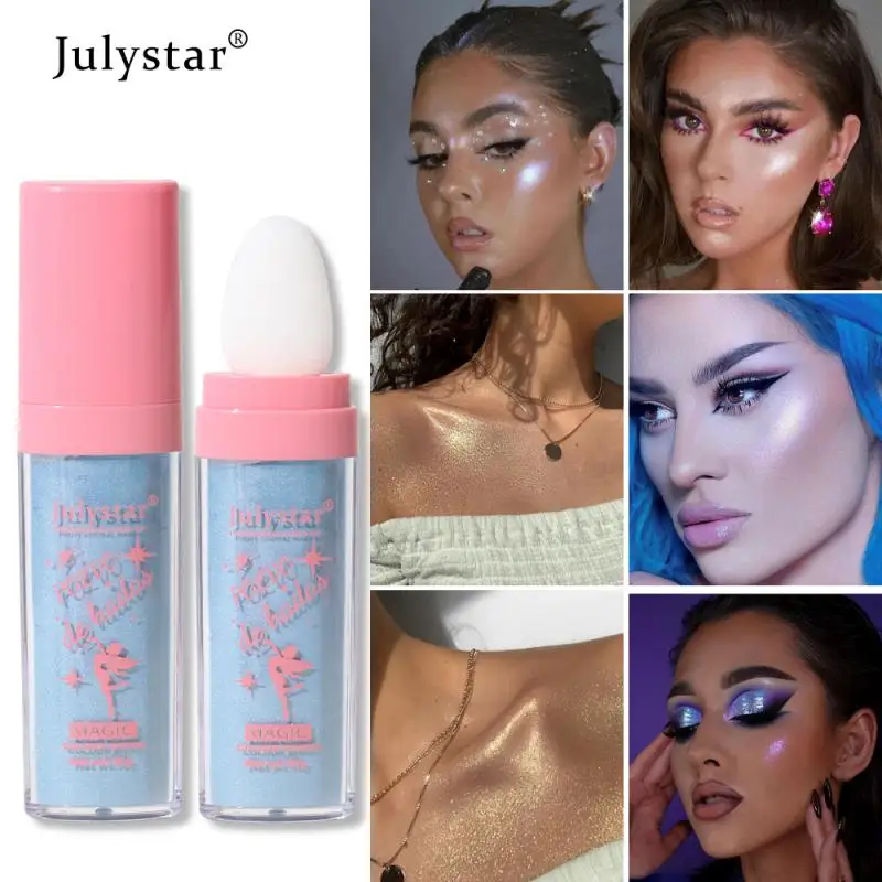 

Highlighter Powder Polvo De Hadas Glitter Powder Shimmer Contour Powder For Face Body Highlight Makeup Cosmetics New 6 Colors