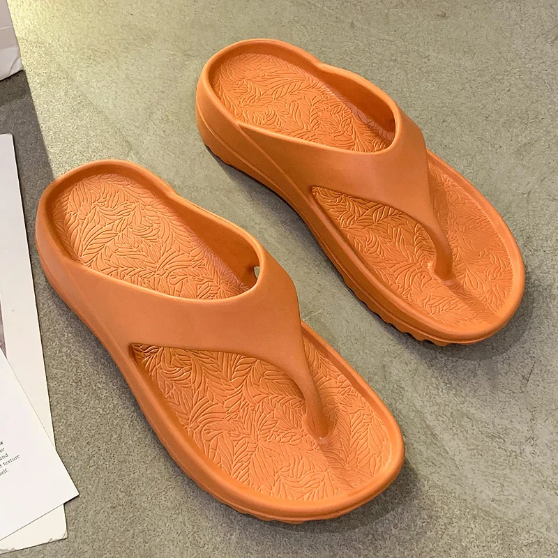 Flip Flop Men Sandals Indoor Beach Summer Male Soft House Slippers Women Platform Heels Shower Shoes Home Pillow Slides