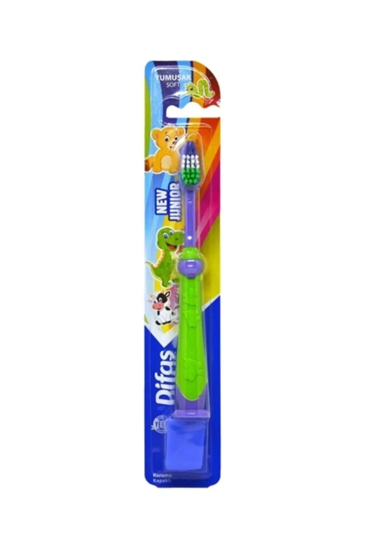 

New Junior Toothbrush Animal Figure 2 Pair