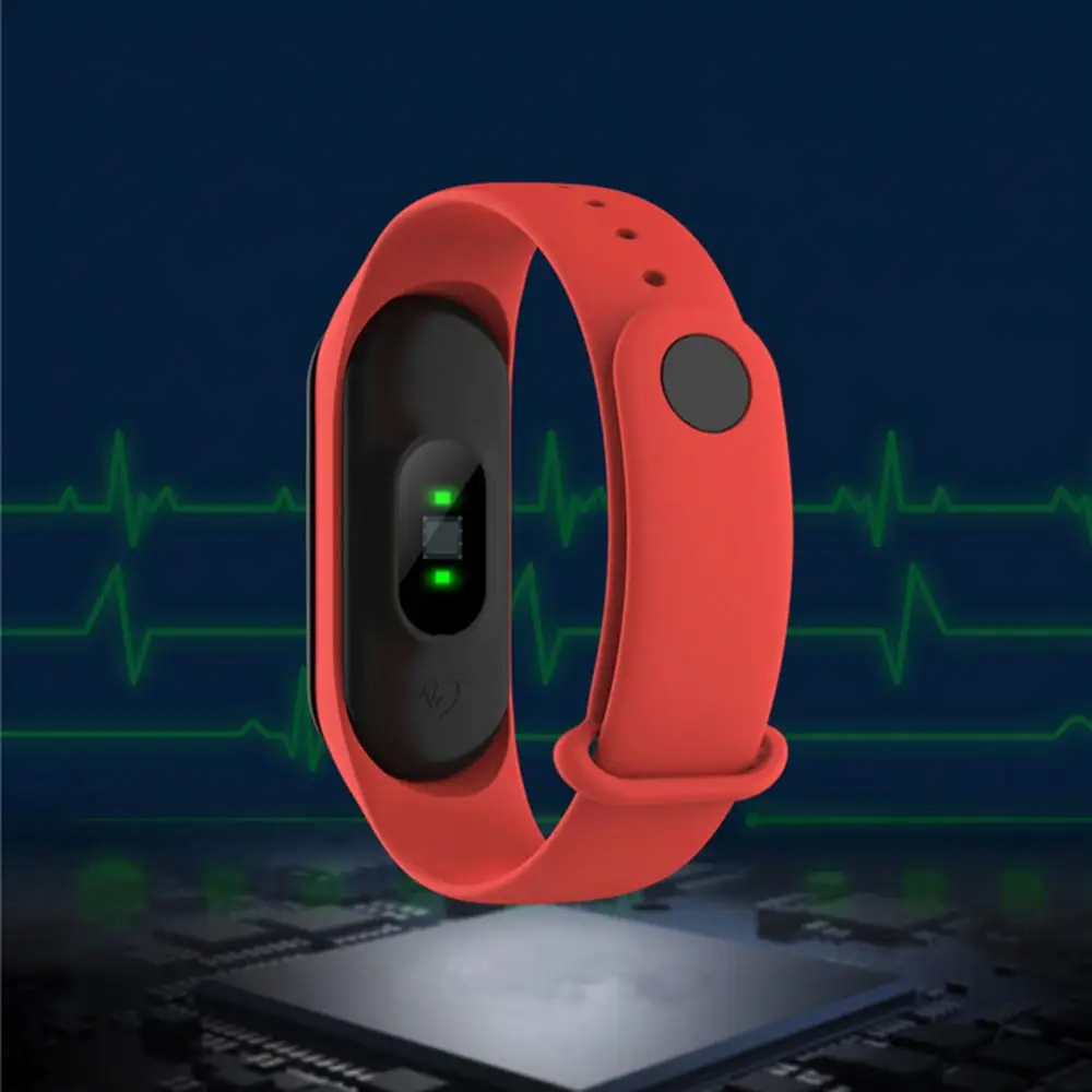 

M3 Plus Sports SmartWatch Heart Rate Blood Pressure Monitoring Waterproof Smart Bracelet Men's Women's Multi-function Watches