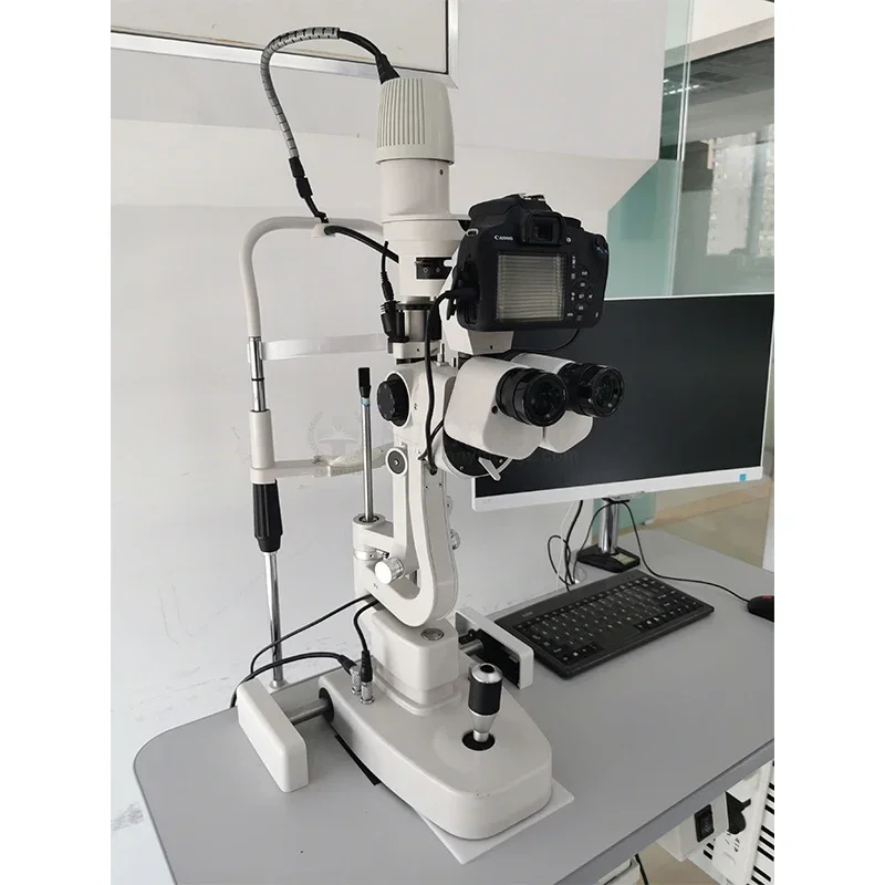 Фтальмологические цифровые разрезные лампы SY-V004-4 China 5-ступенчатый микроскоп для