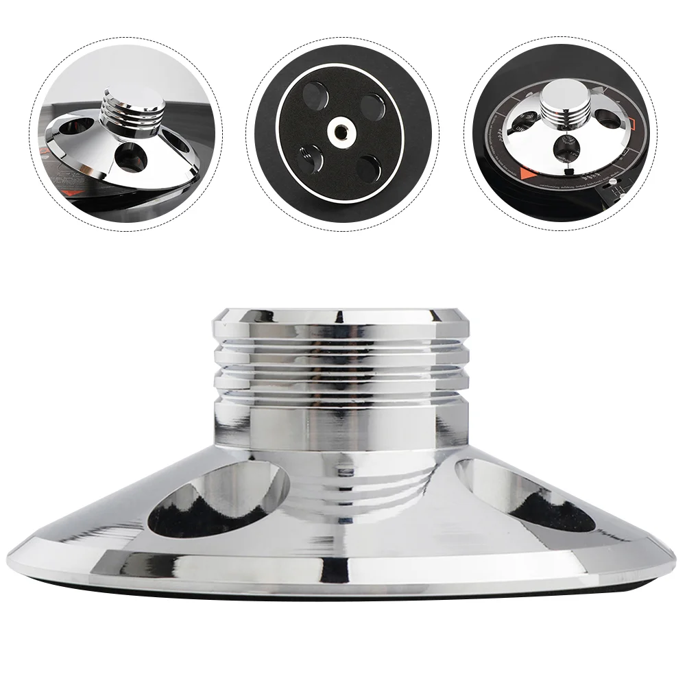 Metal Vinyl Weight Disc Stabilizer Records Accessories Turntable Vibration Reducer Audio Clamp