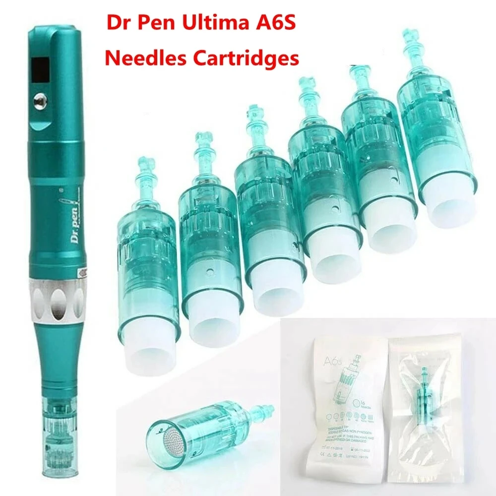 Dr pen Ultima A6S Cartridge Needle with Wireless Professional beauty Pen Microneedling Derma Bayonet Replacement Tattoo Needle