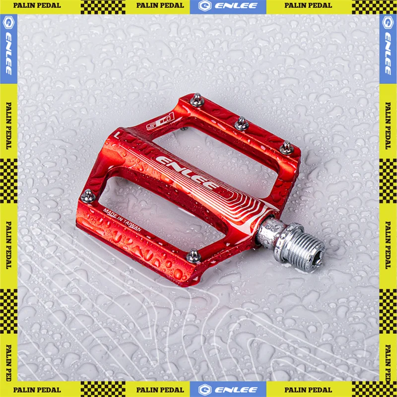 

MTB Bike Pedals Nylon 2 Bearings Composite 9/16 Mountain Bike Pedals High-Strength Non-Slip Bicycle Pedals Surface for Road BMX