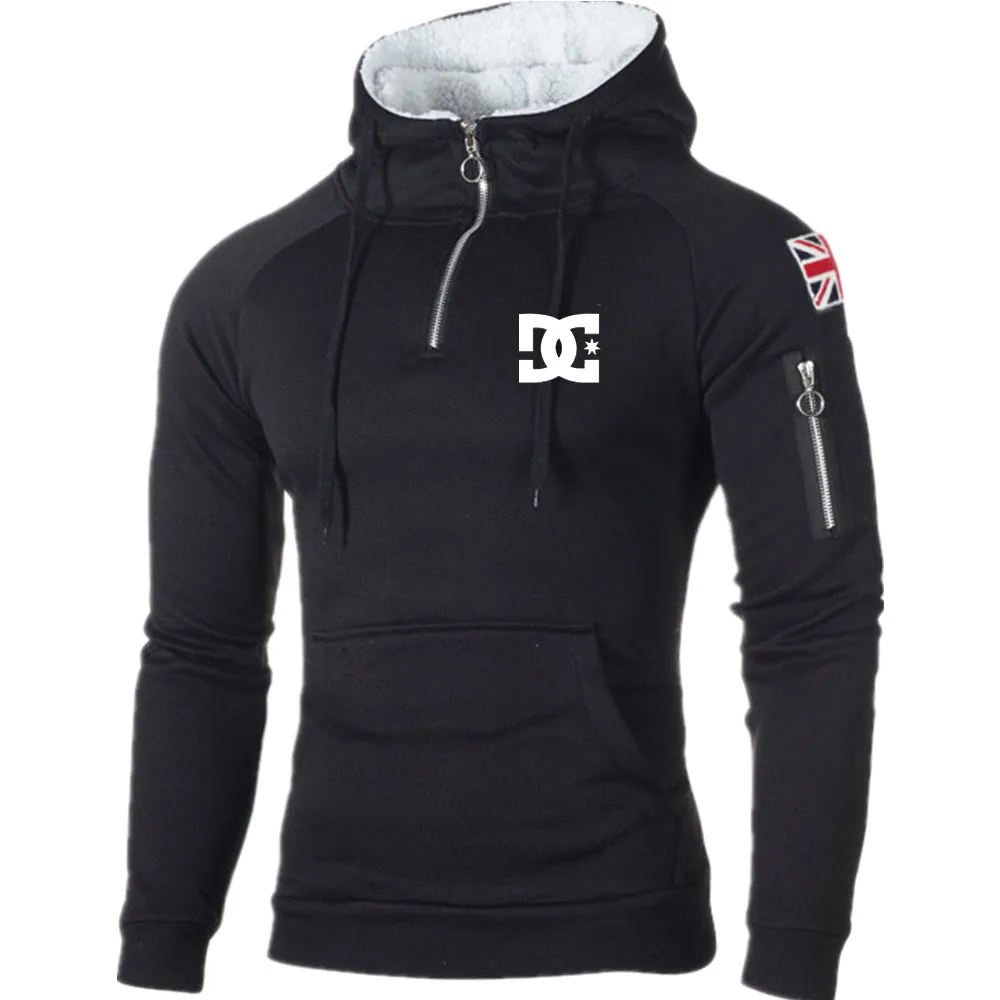 

2022 DC Spring Autumn New Mens Essential Hoodies Sports Jackets Warm Casual Men Sportswear Fashion Men Pullovers