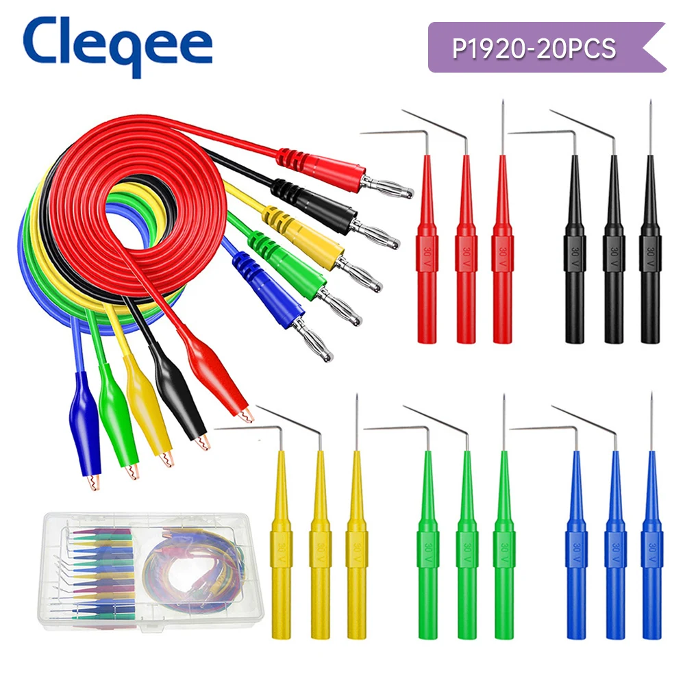 CLEQEE P1920 Комплект автопроводов для мультиметра