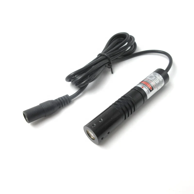 

Updated Powell lens 650nm 100mw 16x90mm uniform red line laser module without dots on the end of line
