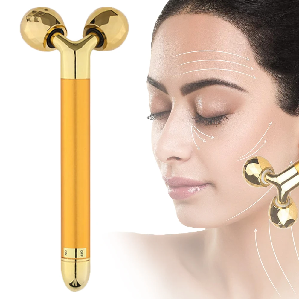 

3D Face Massager Roller Electric Facial Massager 360 Rotate Vibration Energy Beauty Bar Face Lift Slimming Beauty Skin Care Tool