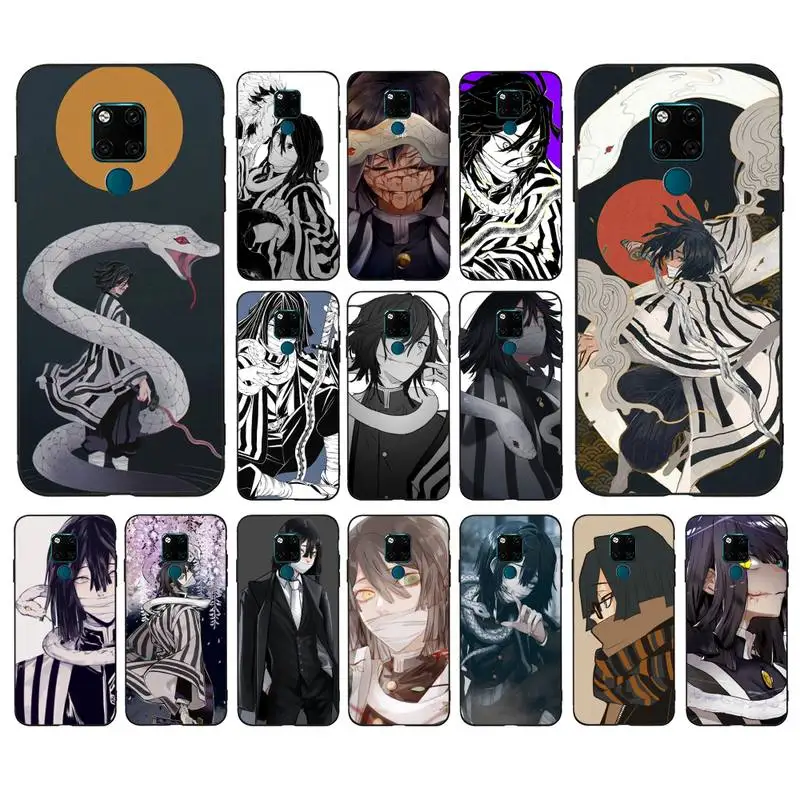 

MaiYaCa Demon Slayer Iguro Obanai Phone Case for Huawei Mate 20 10 9 40 30 lite pro X Nova 2 3i 7se