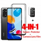 Полностью клеевое стекло для Xiaomi Redmi Note 11, Защитное стекло для экрана Redmi Note 11 10 9 8 Pro Max, закаленное стекло Xiaomi Redmi Note 11