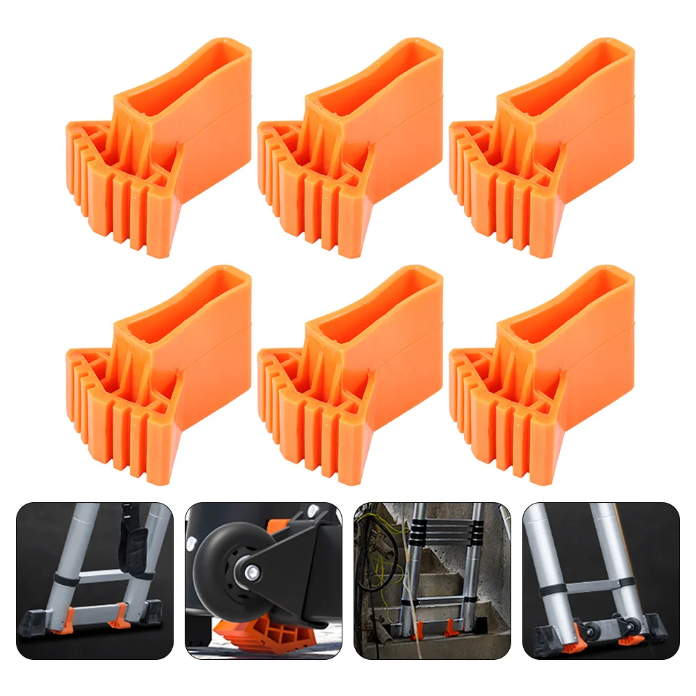 

6pcs Durable Non Slips Ladder Feet Mat Ladder Foot Cushion Ladder Parts