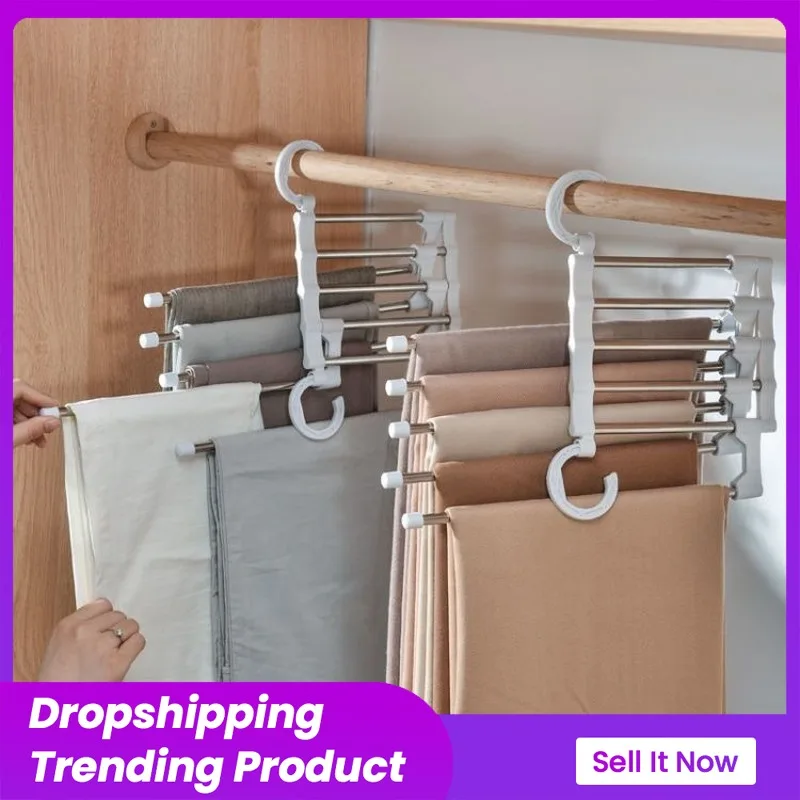 

5 в 1, вешалка для брюк, из нержавеющей стали