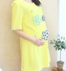 

2023 Loading green Baby Clothes Mom New Big Size Girl T Shirt Funny Pregnant Maternity