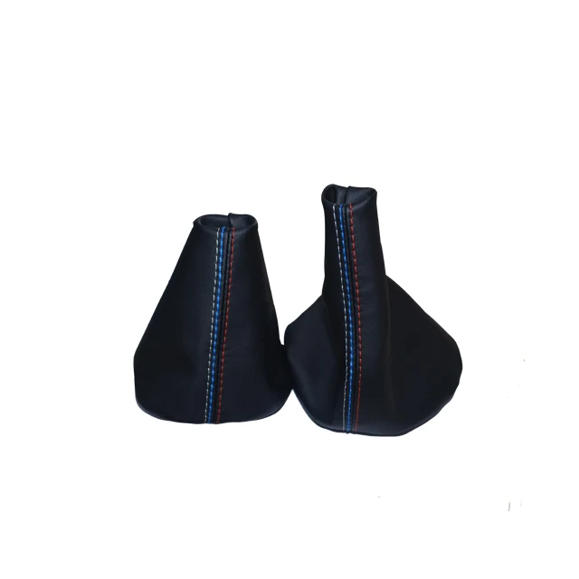 

BMW 3 Серии E36 E46 M3 Racing Рычаг Переключения Передач Ручка Кожаный Чехол Ручной Тормоз Гетры Материал PU Аксессуар Для Ст...