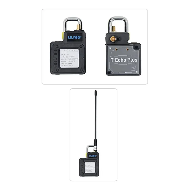 Фото Беспроводной модуль LILYGO T-Echo Plus NRF52840 SX1262 Lora L76K с BHI260AP, 1.54-дюймовым E-Paper дисплеем, GPS, GNSS, Beidou, QZSS, 433 МГц №2